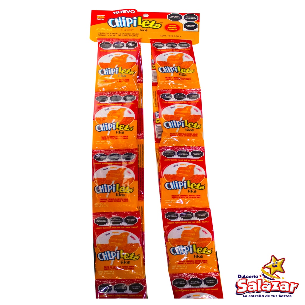 [ANA0027] CHIPILETA LIKE MANGO-CHAMOY 18G -T.360G- "C/16/20"