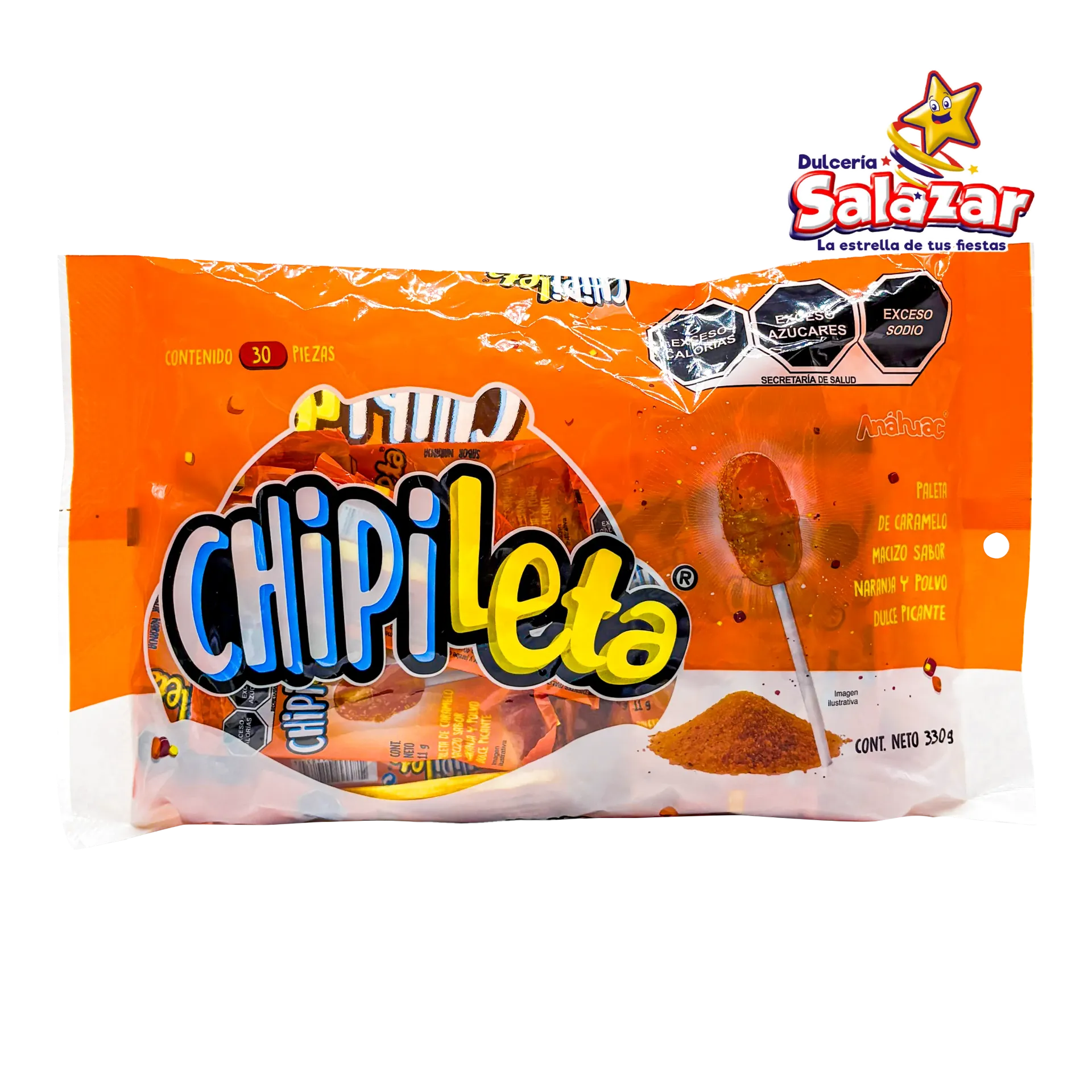 CHIPILETA NARANJA BOLSA ANAHUAC -B.330G- "C/24/30"
