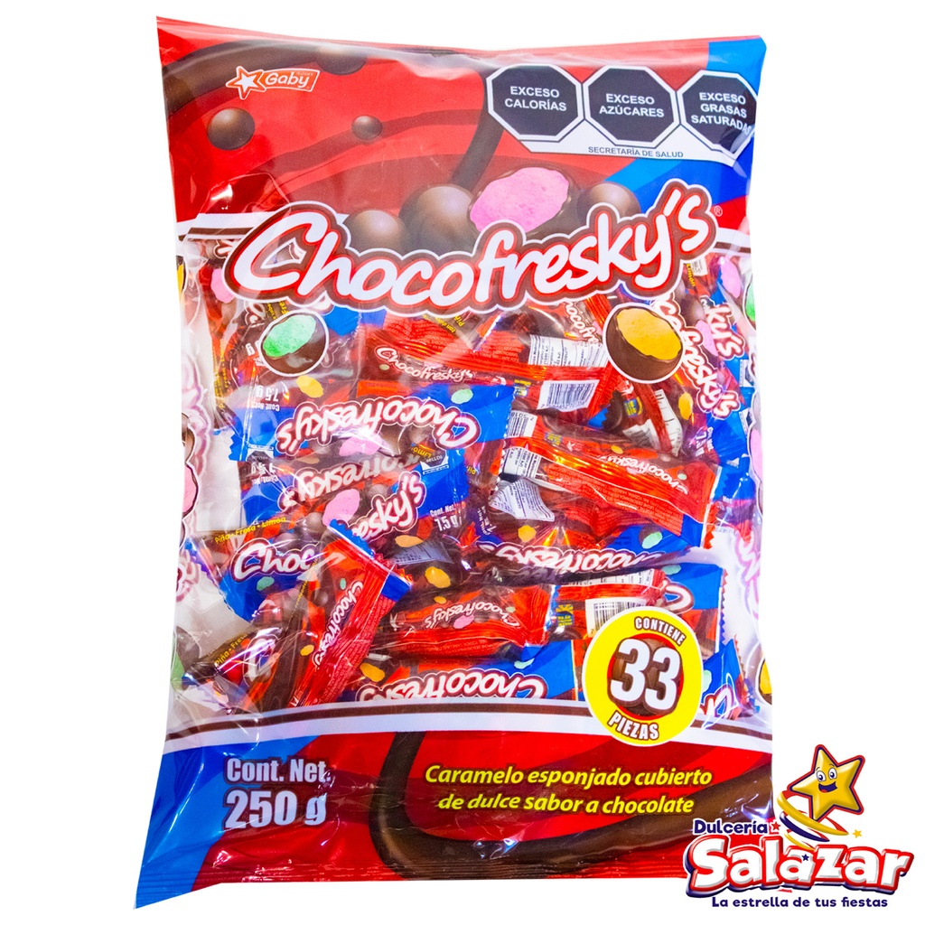 [TEC0081] CHOCO FRESKYS TUBO -B.250G- "C/24/33"