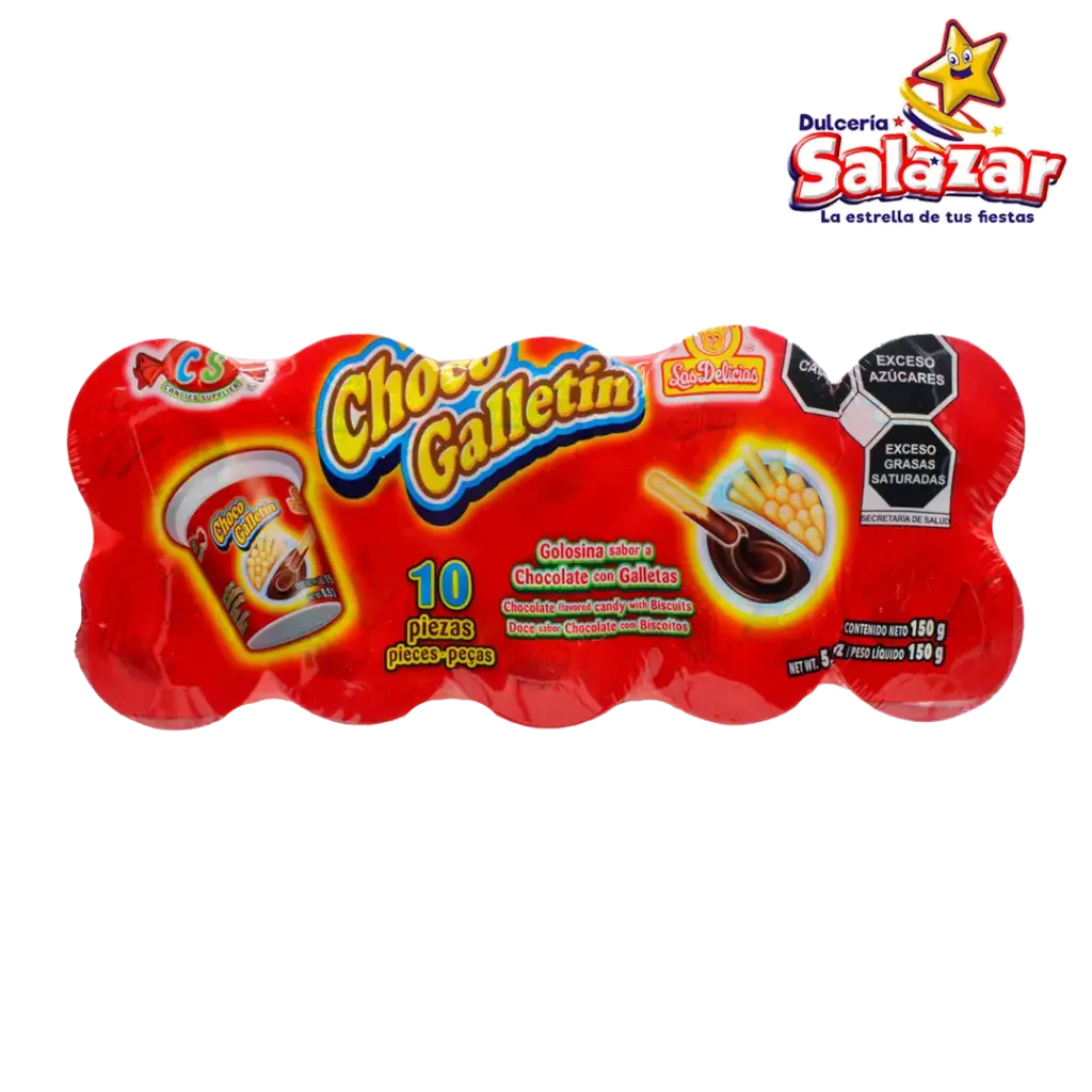 [DEL0257] CHOCO GALLETIN CHOCOLATE DELICIAS -D.150G- "C/20/10"
