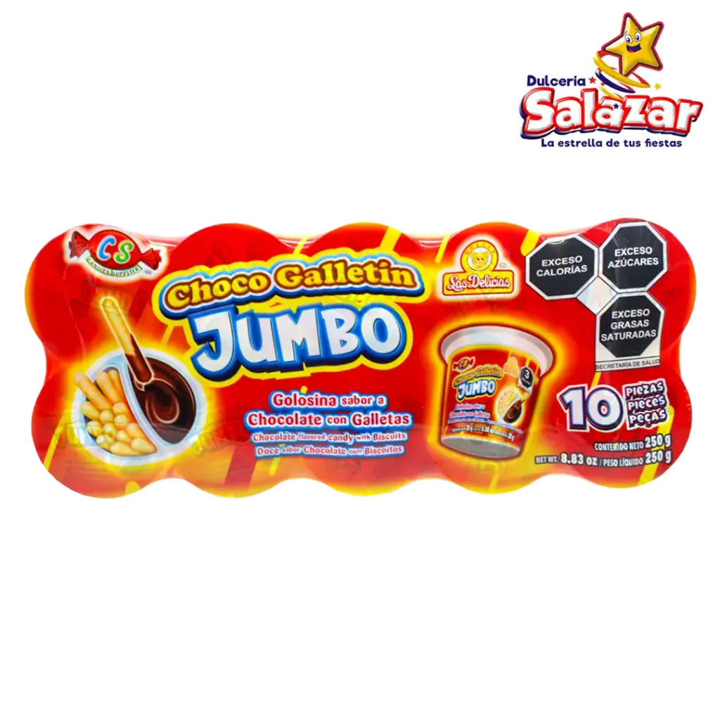 CHOCO GALLETIN JUMBO CHOCOLATE DELICIAS "C/20/10"