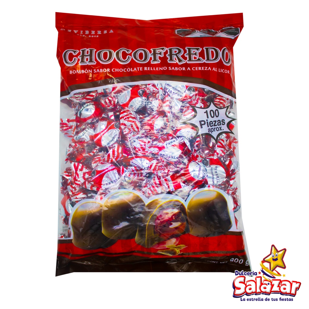 CHOCOFREDO CEREZA AL LICOR -B.900G- "C/12/100"