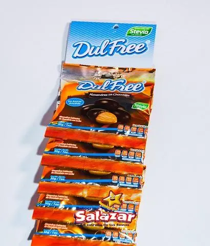 [LIG0002] CHOCOLATE BARRA C/ALMENDRA DULFREE S/AZU -B.20P- "C/6/20"
