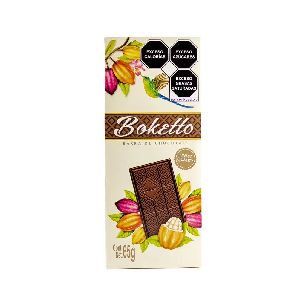[PARL0020] CHOCOLATE BOKETTO BARRA -D.65G- "C/36/1"