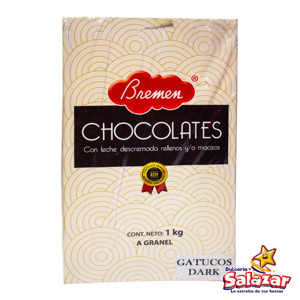 CHOCOLATE GATUCO DARK  1KG "C/1KG"