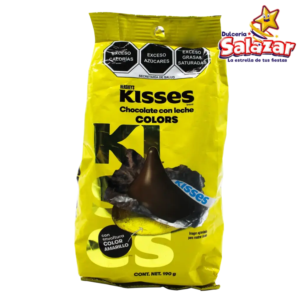 CHOCOLATE KISS FIESTA AMARILLO -B.190G- "C/6/1"