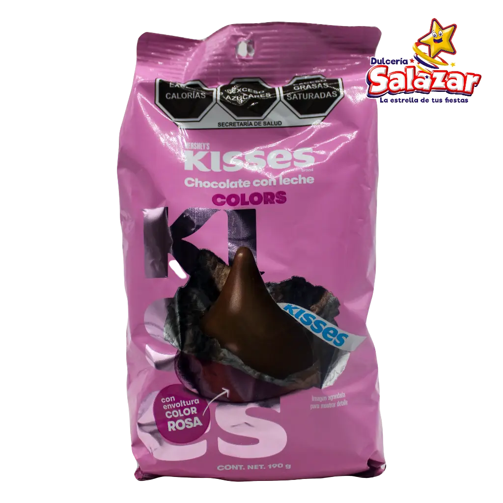 CHOCOLATE KISS FIESTA ROSA -B.190G- "C/6/1"