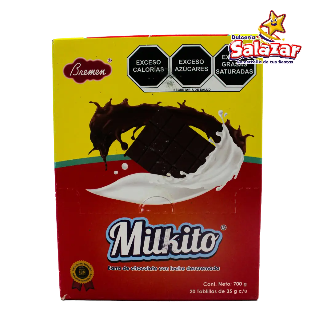 [BRE0027] CHOCOLATE MILKITO LECHE 35GR -D.700G-"C/6/20"