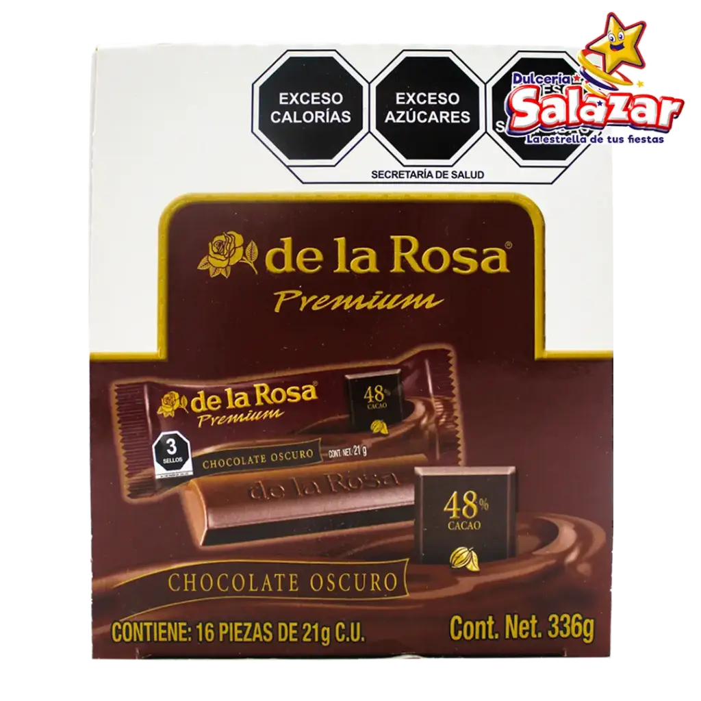 CHOCOLATE OSCURO PREMIUM DLR -D.288GR- "C/20/16"