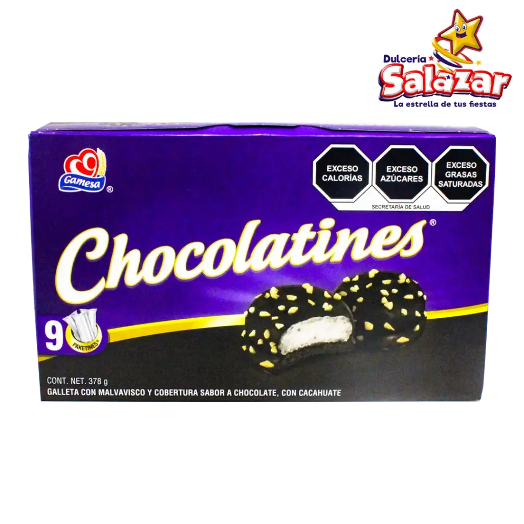CHOCOLATINES GAMESA -D.378G- "C/10/9"