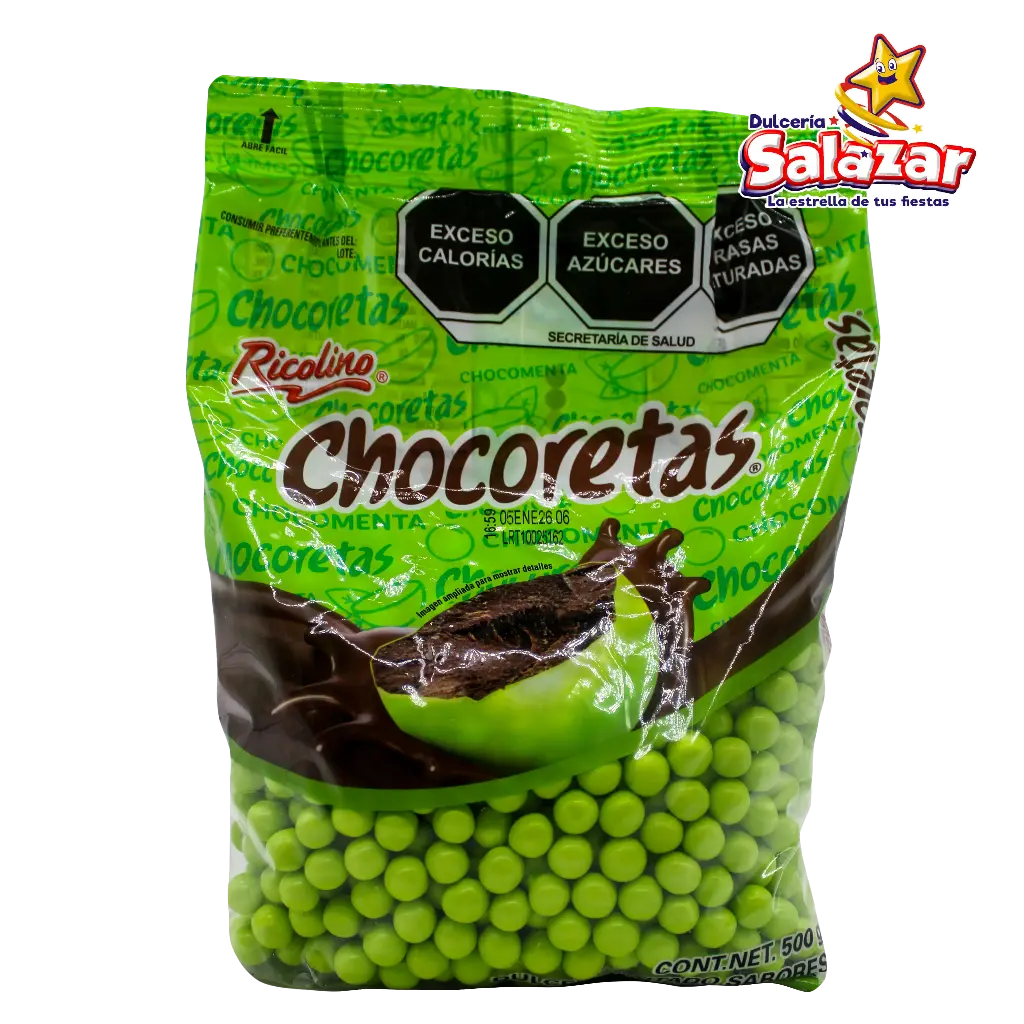 [RCO0483] CHOCORETA RICOLINO -B.500G- "C/12/1"