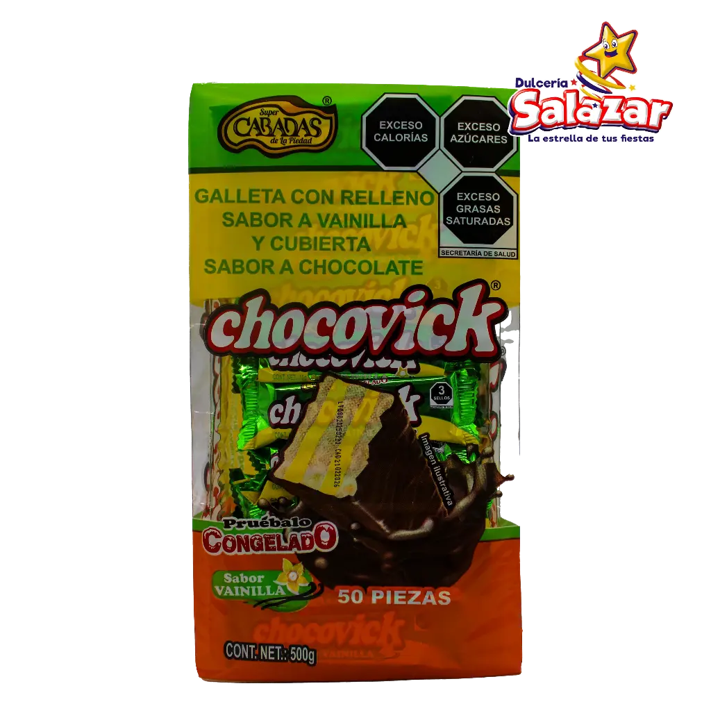 CHOCOVICK VAINILLA -D.500G- "C/12/50"
