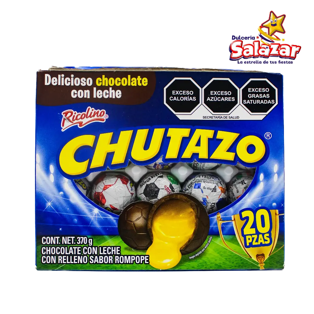 CHUTAZO C/ROMPOPE RICOLINO -D.370G- "C/40/20"