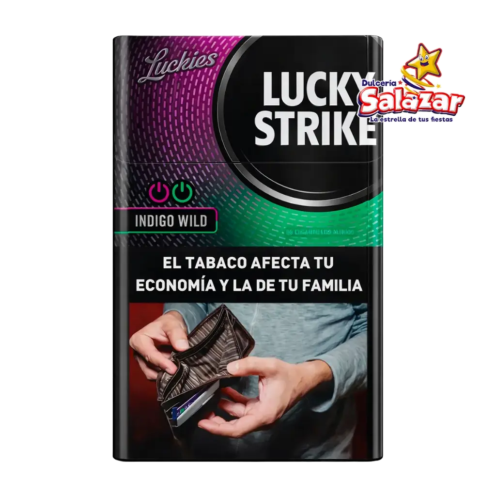 CIGARRO LUCKY STRIKE INDIGO WILD 20s "P/10/1"