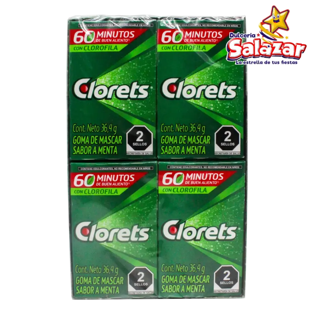 CHICLE CLORETS 26'S RESIZING  VAL-U-PACK -D.291G- "C/24/8"