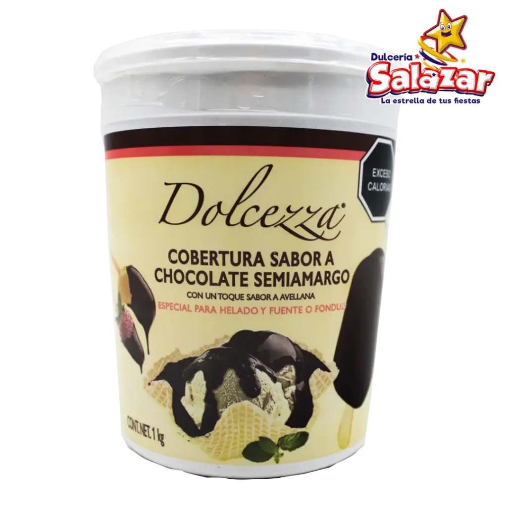 COBERTURA DOLCEZZA CHOCOLATE SEMIAMARGO -BOT.1KG- "C/12/1"