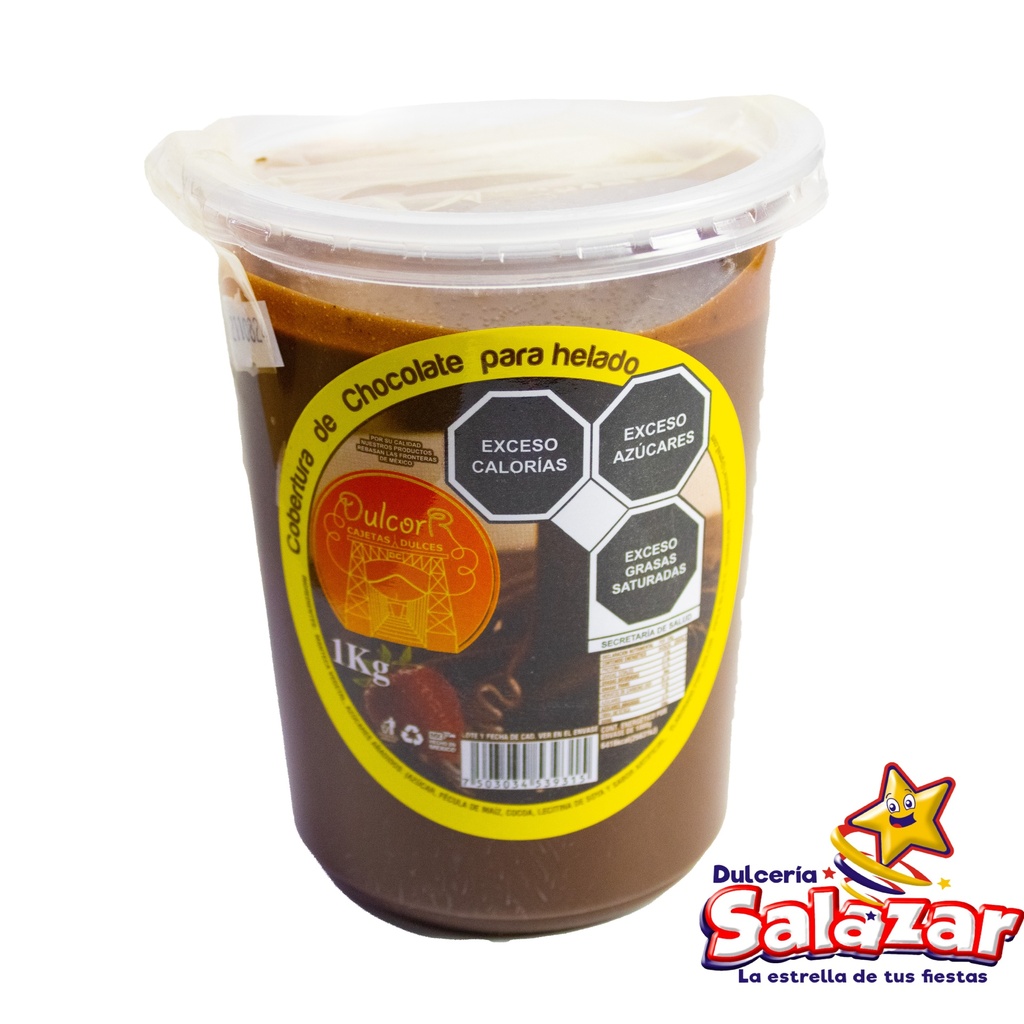 [CRA0042] COBERTURA P/HELADO CORTAZAR -BOT.1 KG- "C/12/1"