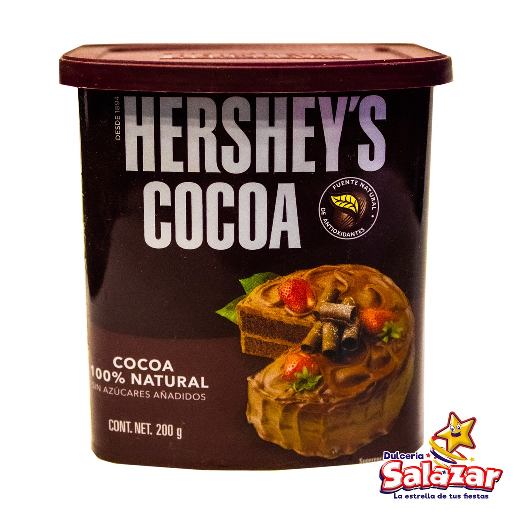 [HER0300] COCOA HERSHEYS CONTENEDOR -BOT.200G- "C/20/1"