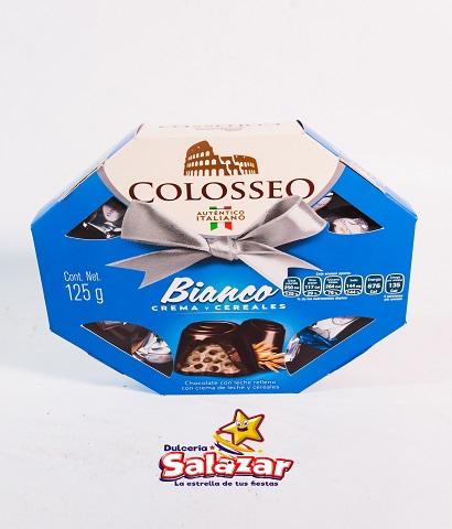 [ABA0187] COLOSSEO BIANCO CAJA OCTAGONAL -D.125G- "C/24/1"