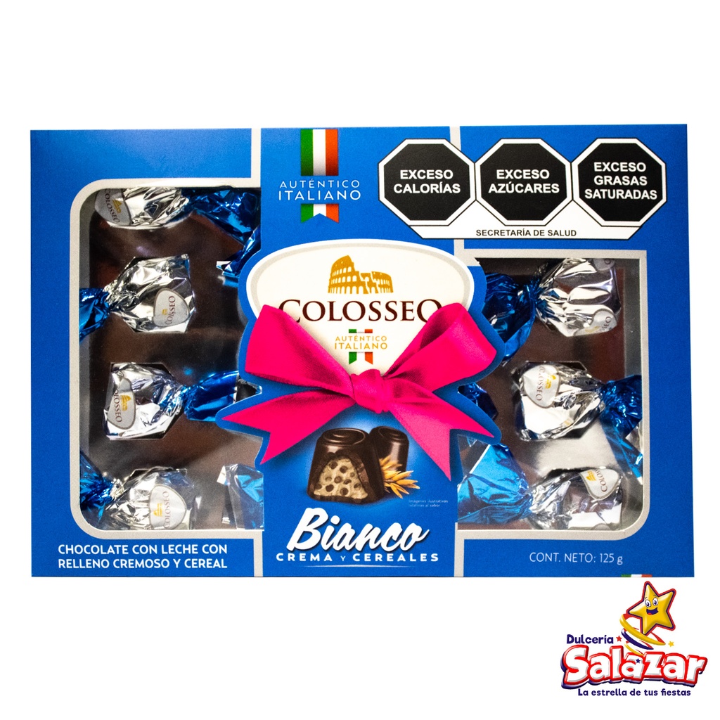 COLOSSEO BIANCO RECTANGULAR CARTON -D.125G- "C/18/1"