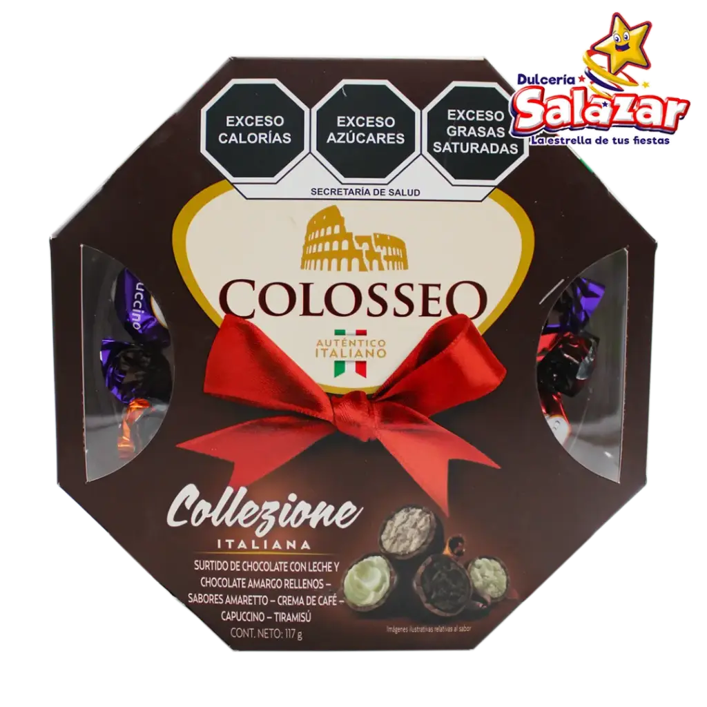 [ABA0188] COLOSSEO COLLEZIONE ITALIANA CAJA OCTAG0 -D.117G- "C/24/1"