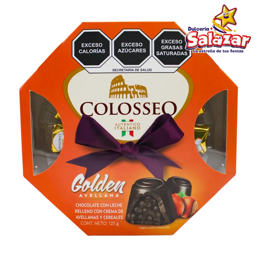 COLOSSEO GOLDEN CAJA OCTAGONAL -D.125G- "C/24/1"