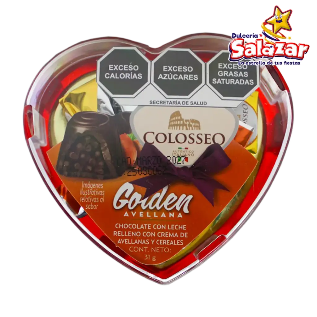 COLOSSEO GOLDEN CORAZON CHICO -E.31G- "C/55/1"