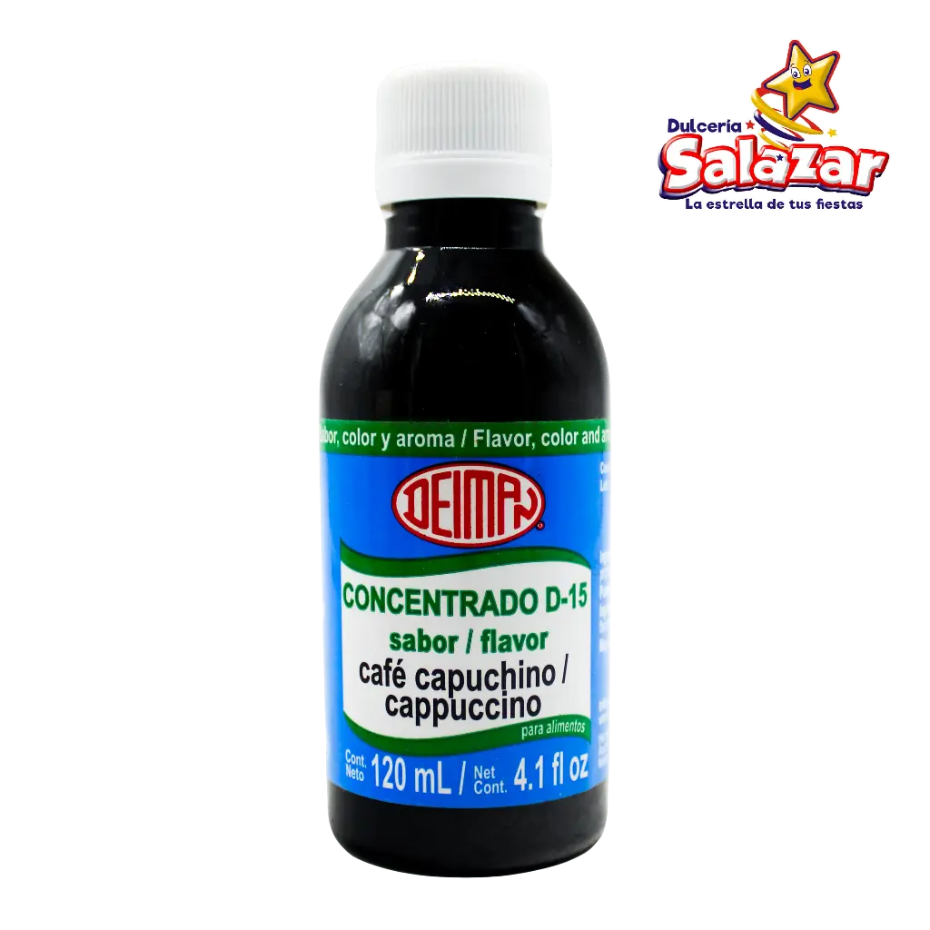 [DEIM0036] CONCENTRADO CAFE CAPUCHINO DEIMAN -BOT.120ML- "C/30/1"