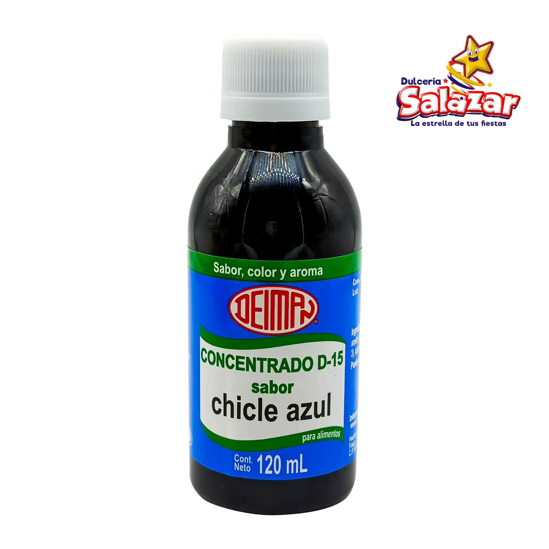 CONCENTRADO CHICLE AZUL DEIMAN -BOT.120ML- "C/30/1"