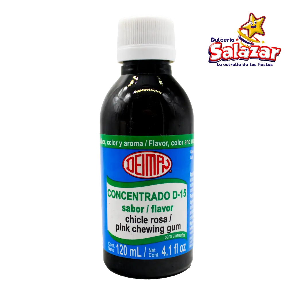 CONCENTRADO CHICLE ROSA DEIMAN BOT.120 ML "C/30/1"
