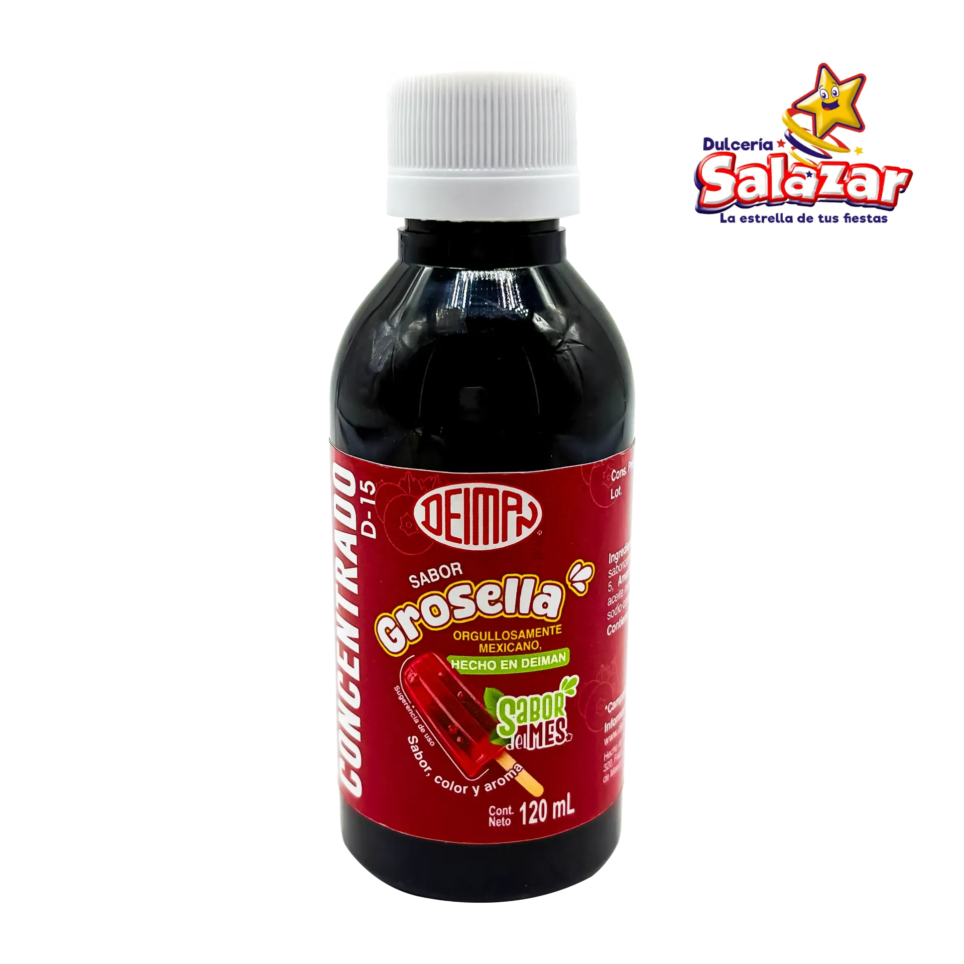 CONCENTRADO GROSELLA DEIMAN -BOT.120ML- "C/30/1"
