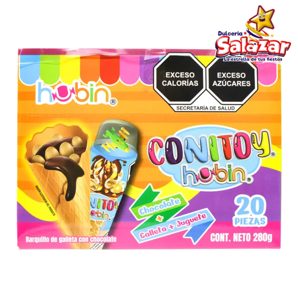 [HUB0009] CONITOY HUBIN (CHOCO GALLETA JUGUETE) -D.280GR.-"C/6/20"