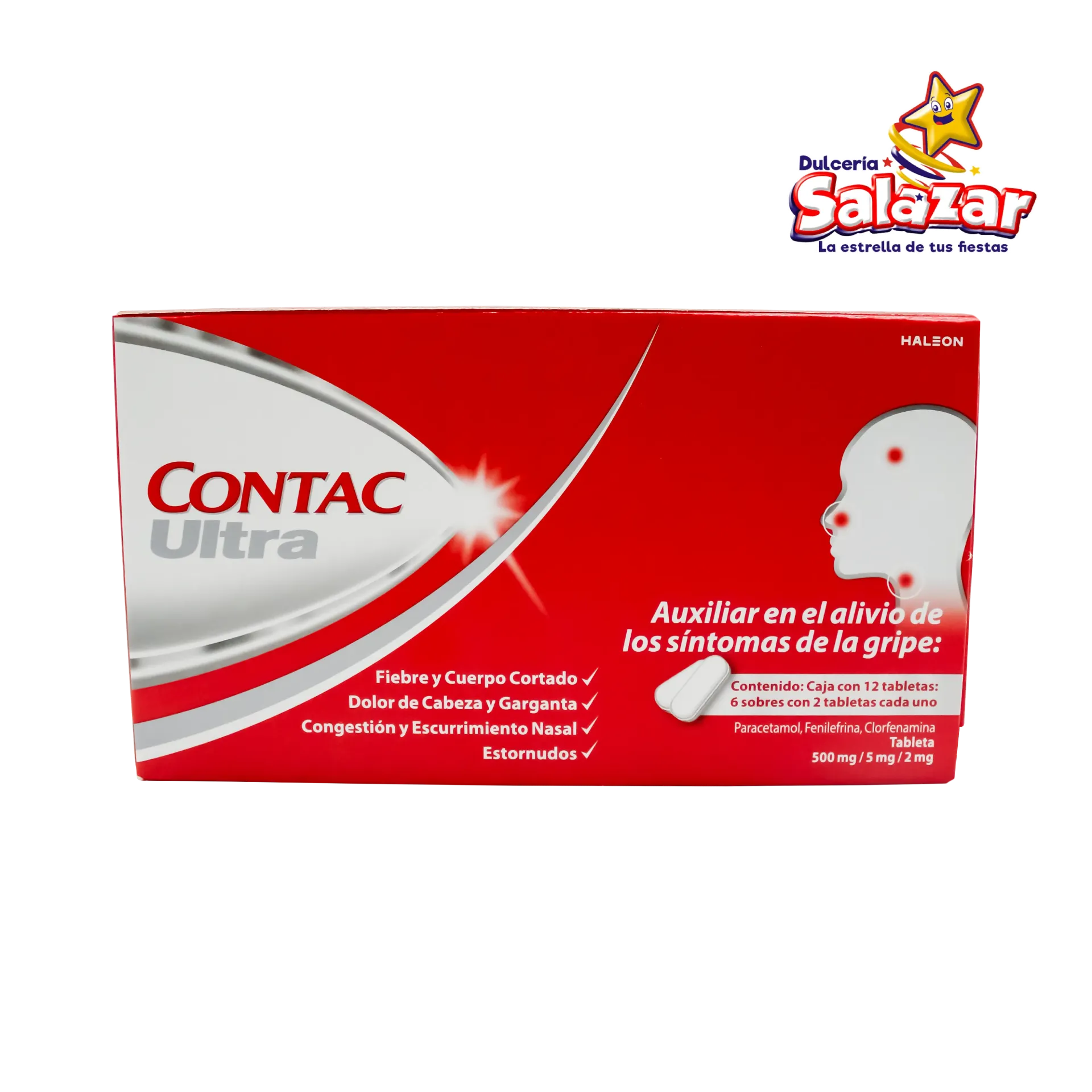 CONTACT ULTRA 500MG -B.500ML- "C/6/12"