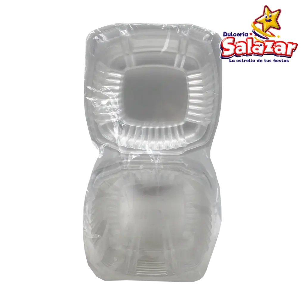 CONTENEDOR C/BISAGRA 11X10X6 CM INIX 1110-43 INI -B.10PZA- "C/25/10"