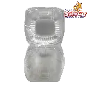 CONTENEDOR C/BISAGRA 11X10X6 CM INIX 1110-43 INI -B.10PZA- "C/25/10"