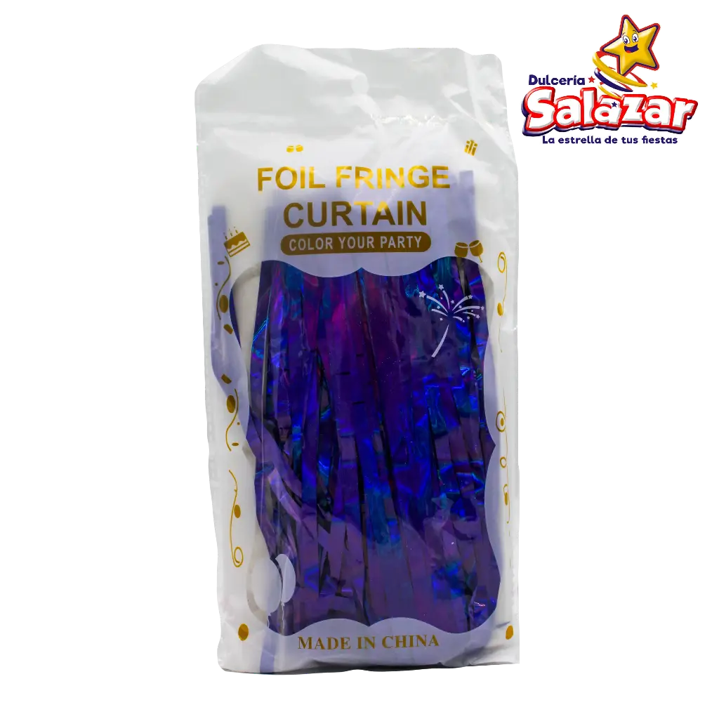 CORTINA DE LLUVIA VARIOS COLORES -D.1PZA-