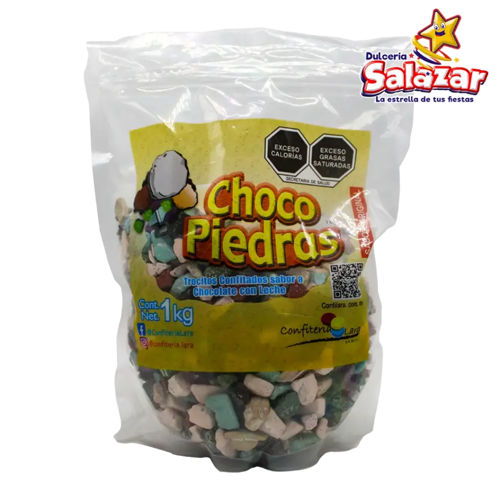 COSMI-PIEDRA CONFITADA SABOR CHOCOLATE -B.1KG  "C/5/1"
