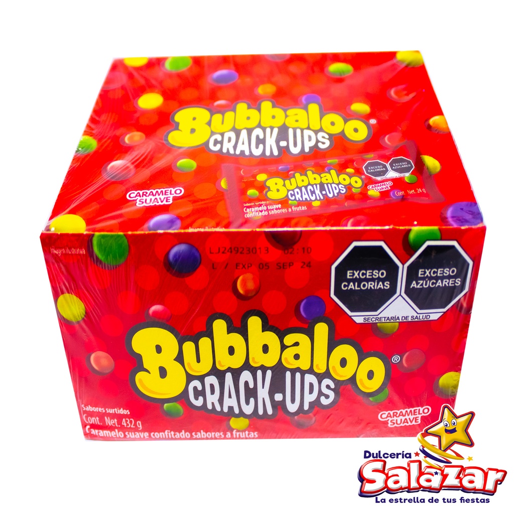 CRACK-UPS SABORES SURTIDOS -D.432G- "C/18/18"