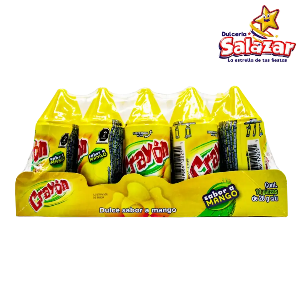 [HER0123] CRAYON MANGO 10PZA LORENA -D.280G- "C/12/10"