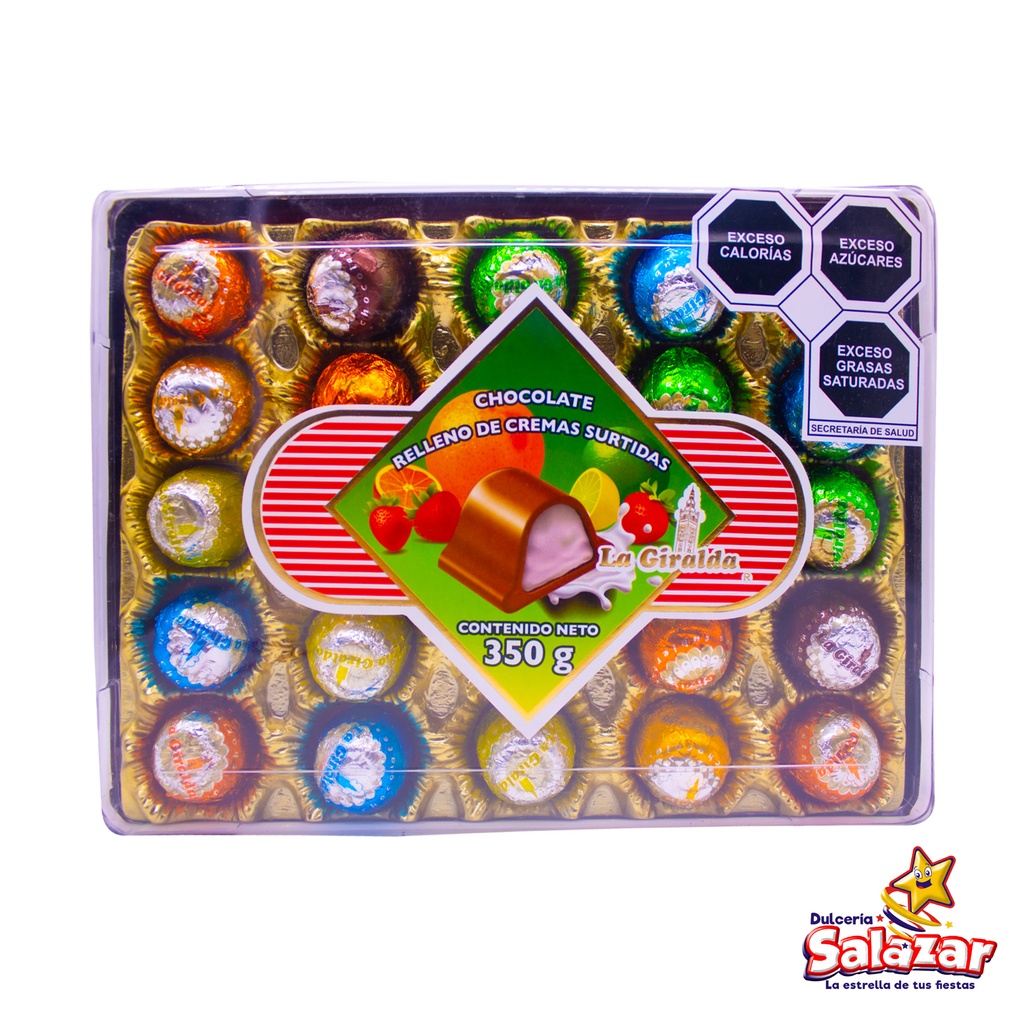 CREMAS SABORES RECTANGULAR LA GIRALDA -E.350G- "C/12/1"