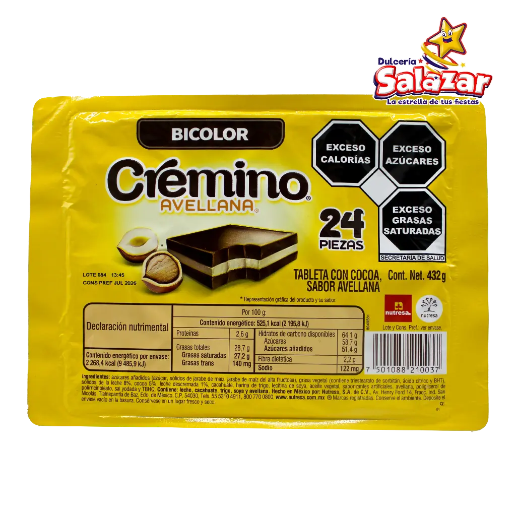 [NUT0006] CREMINO BICOLOR NUTREZA -D.432G- "C/16/24"
