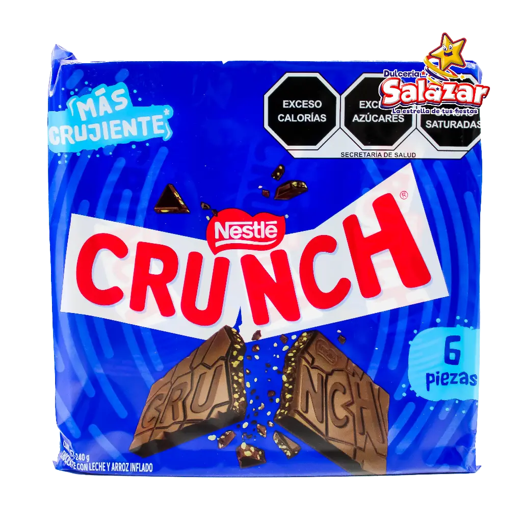 CRUNCH SIX PACK NESTLE -B.240G- "C/12/6"