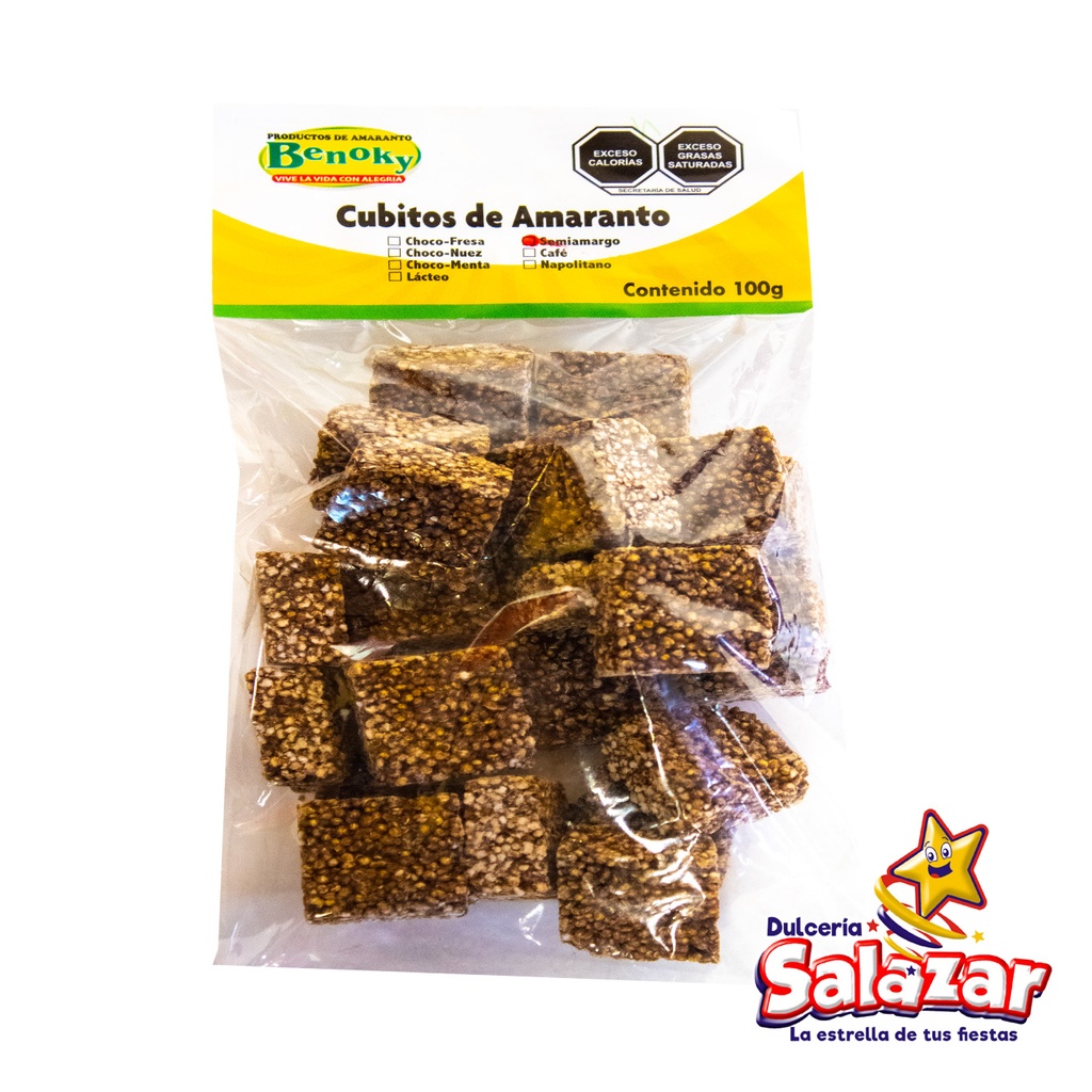 CUBITOS DE AMARANTO BENOKY -B.100G- "C/90/1"