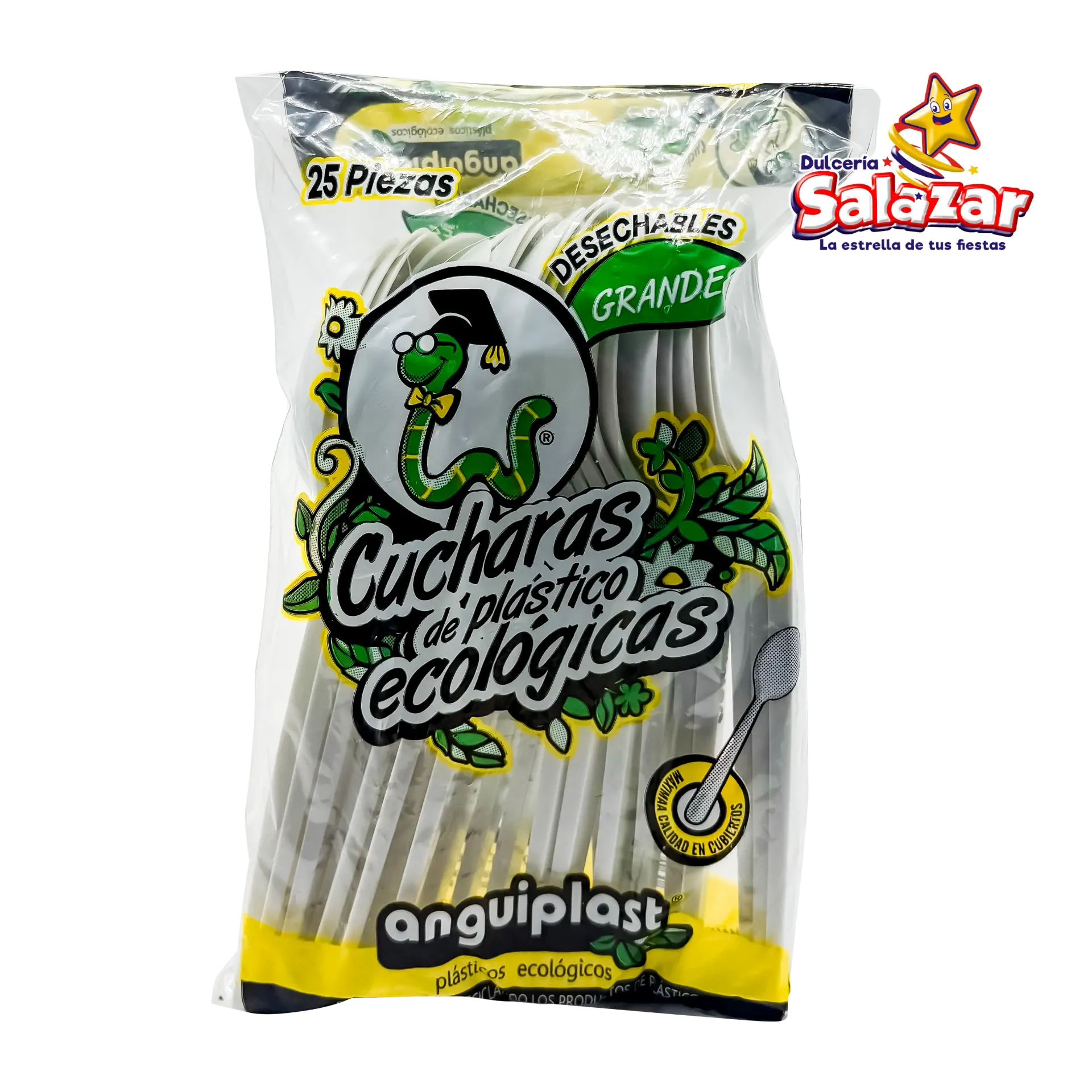 CUCHARA BLANCA GRANDE ANGUIPLAST "C/40/25"