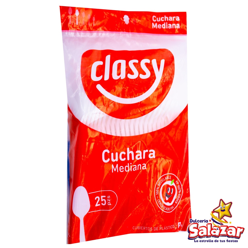 CUCHARA MEDIANA CLASSY -B.25P- "C/40/25"