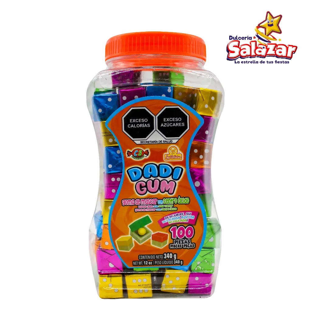 [DEL0039] DADI GUM LAS DELICIAS -V.340G- "C/24/100"