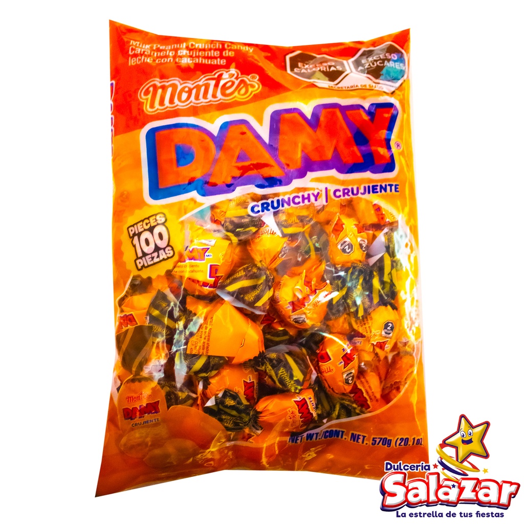 [MON0002] CARAMELO DAMY MONTES -B.570G-  "C/12/100"