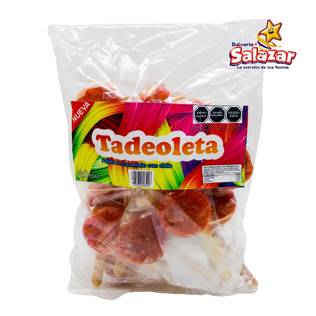 PALETA TADEOLETA -B.20PZA- "C/30/20"