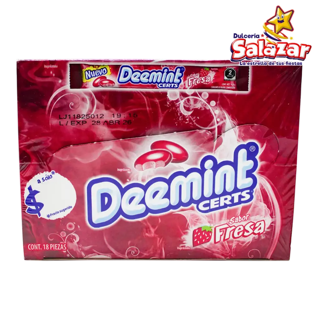 [ADA0336] DEEMINT CERTS 6'S FRESA -D.302.4G- "C/20/18"