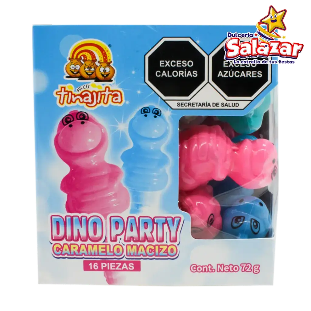 CARAMELO DINO PARTY TINAJITA -D.72G- "C/30/16"